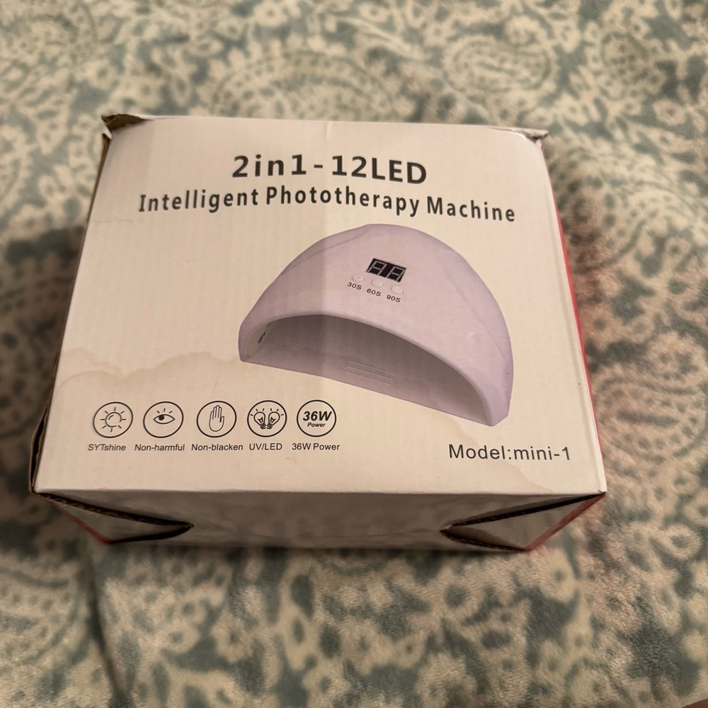 Nails 💅🏻 2-in-1 12 LED Phototherapy Nail Machine 💅🏻
